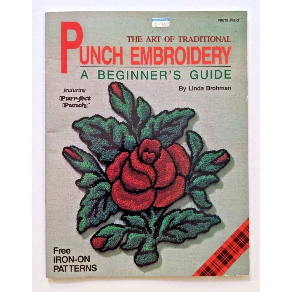 The Art of Traditional Punch Embroidery Beginner's Guide Linda Brohman Iron-Ons